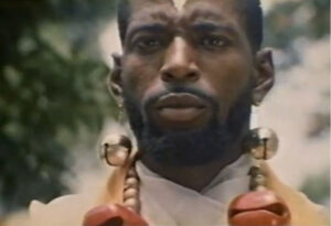 Eugene Thomas as The Black Monk in Ninja Final Duel